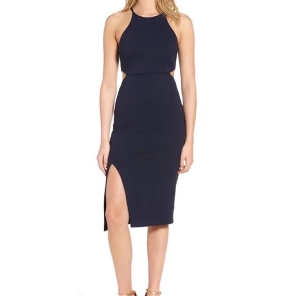 soprano off the shoulder bodycon dress Isabel Midi Dress